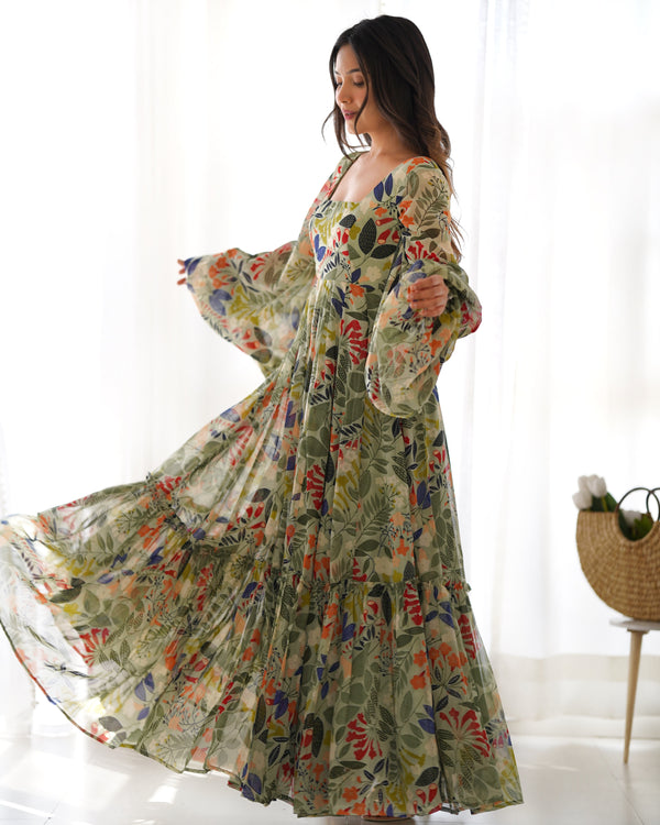 Colorful Floral Summer Maxi – Perfect for Festivities and Weddings