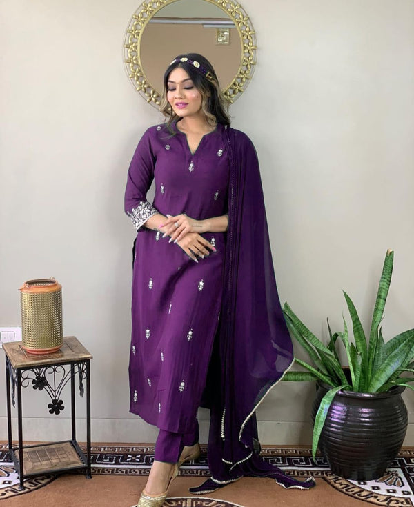 Introducing New kurti duptta and bottom set